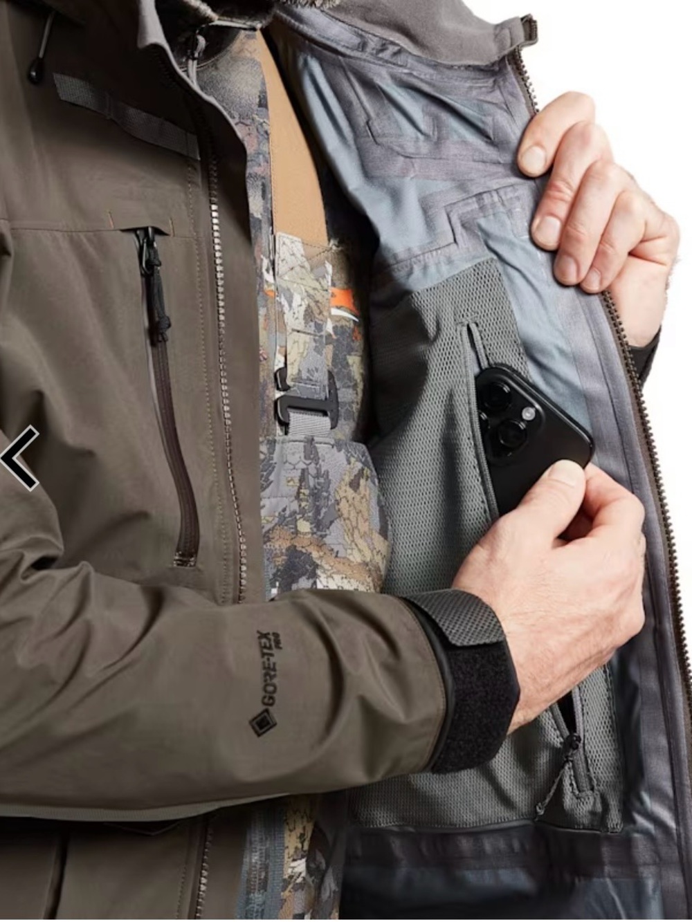 SITKA Delta Pro Wading Jacket Large Earth - Picture 14 of 15